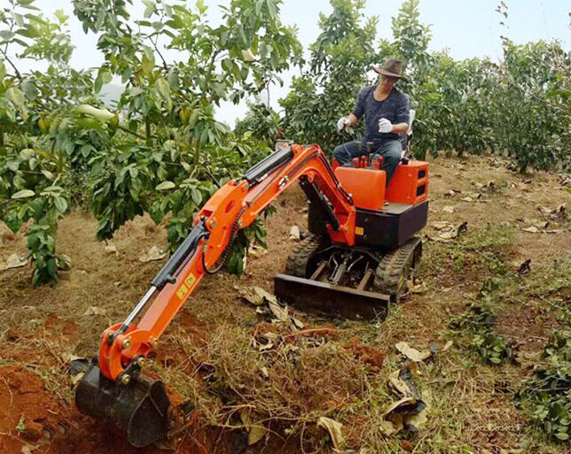 Uses and characteristics of small orchard excavator